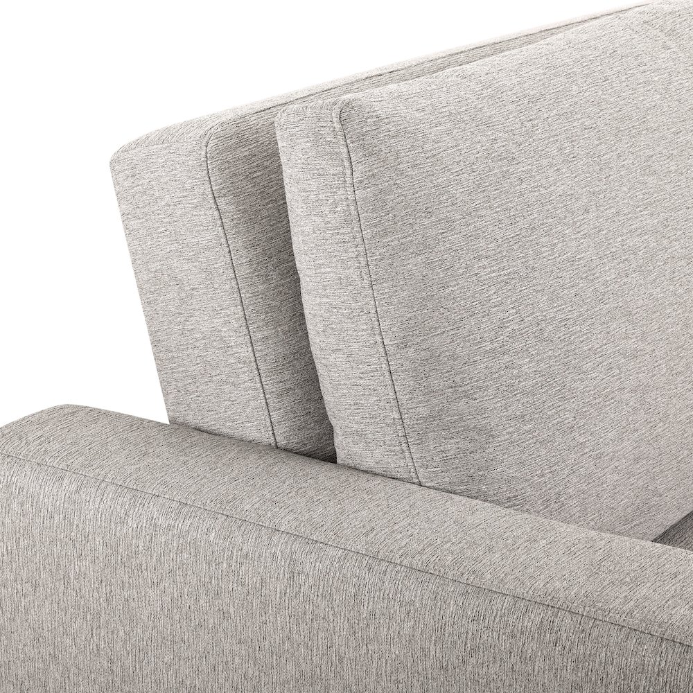 Tyler Convertible Sofa Light Grey Woven. Picture 12