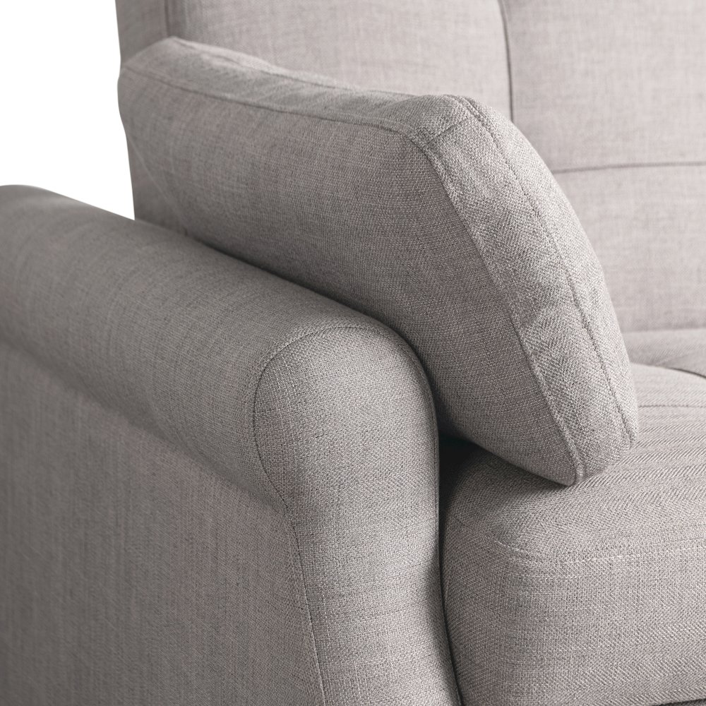 Hampton Queen Convertible Sofa Steel. Picture 8