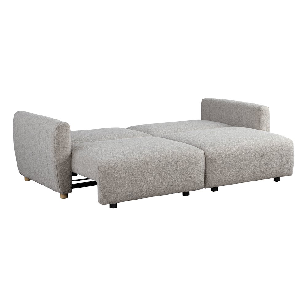 Galloway Convertible Sofa Pebble Boucle. Picture 10