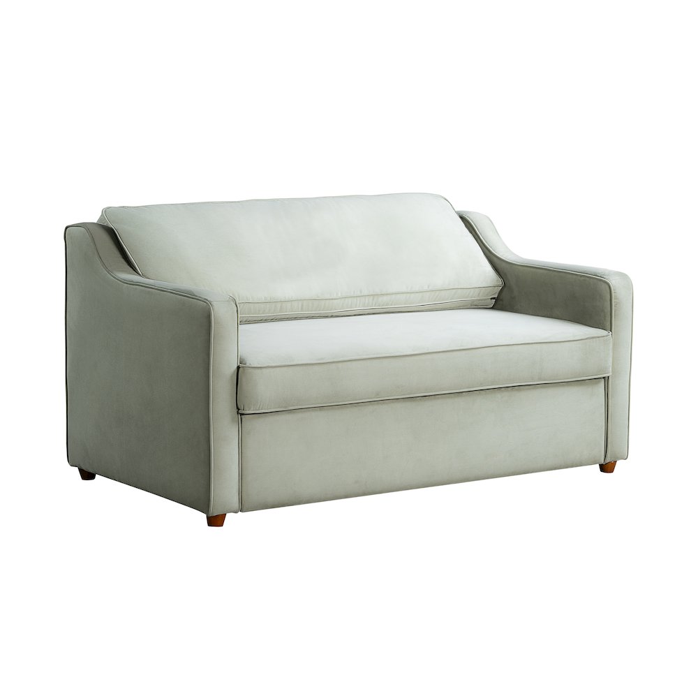 Delmar Convertible Loveseat Sage. Picture 1
