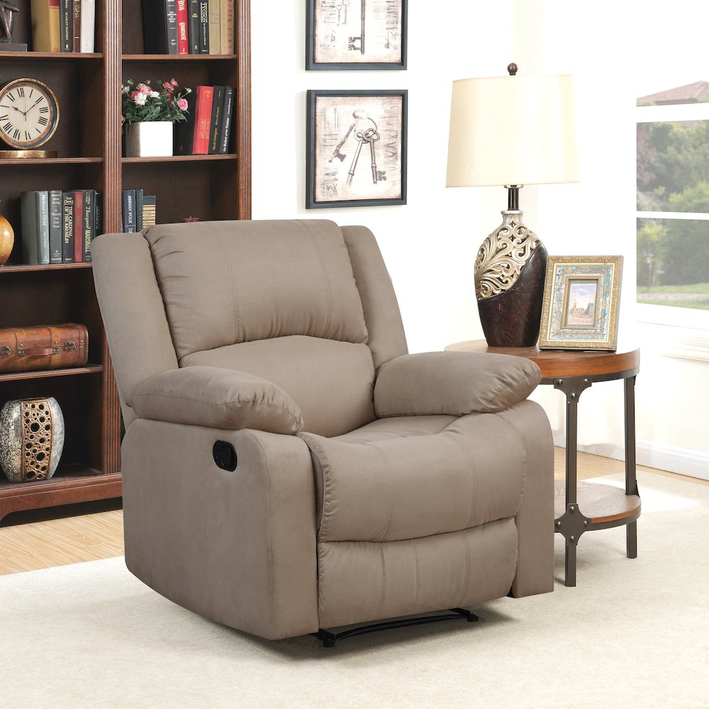 Parker Recliner Beige. Picture 15