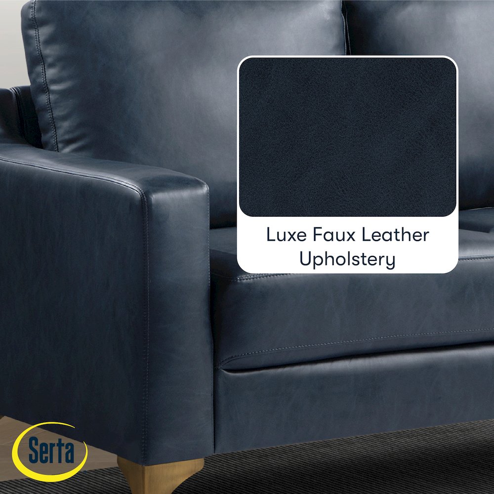 Fletcher Loveseat Navy. Picture 16