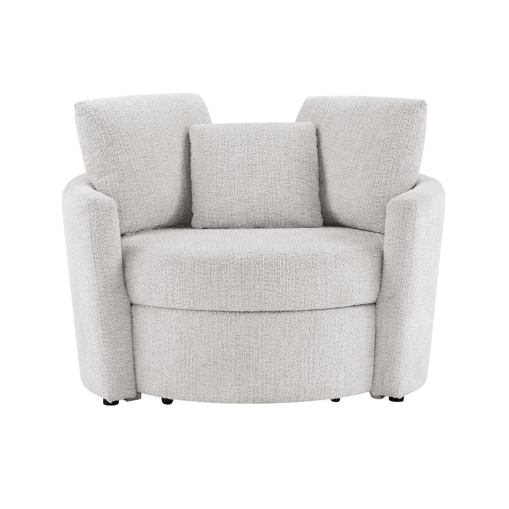 Beckett Storage Chair Ivory. Picture 7