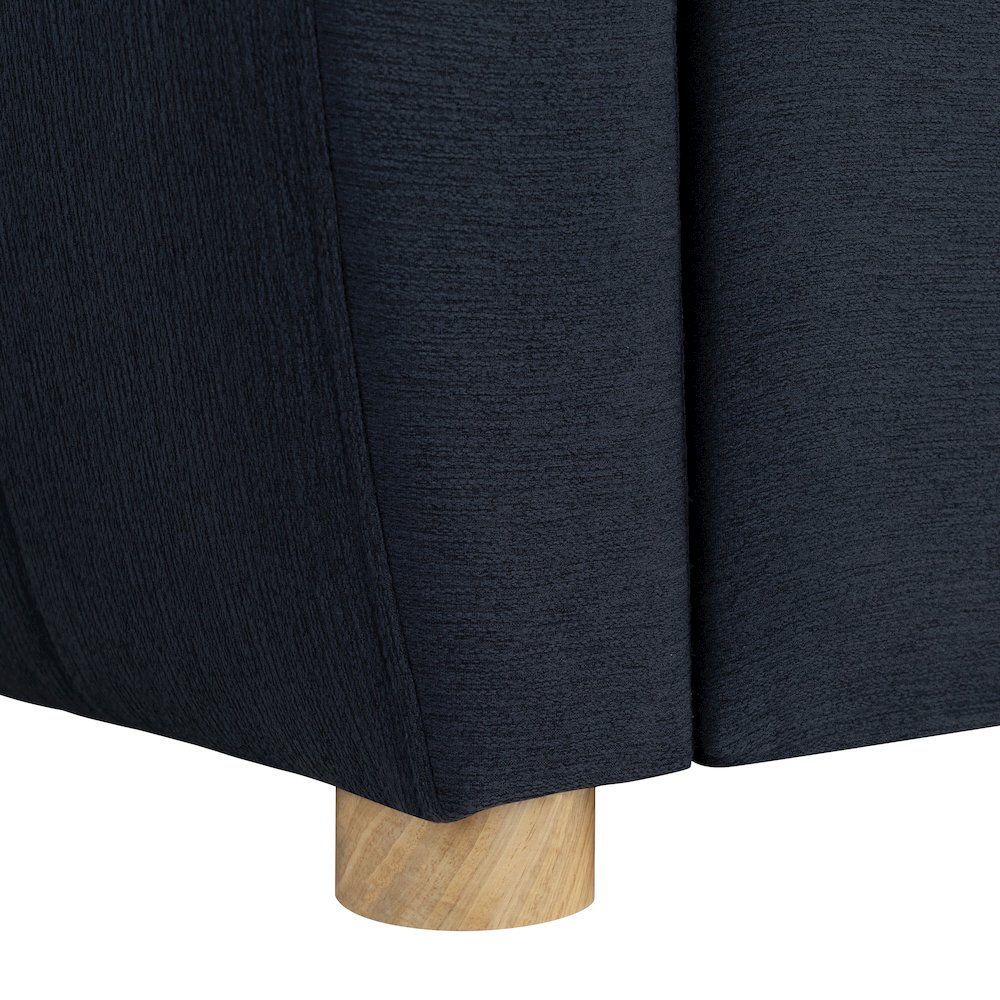 Galloway Convertible Loveseat Navy. Picture 12