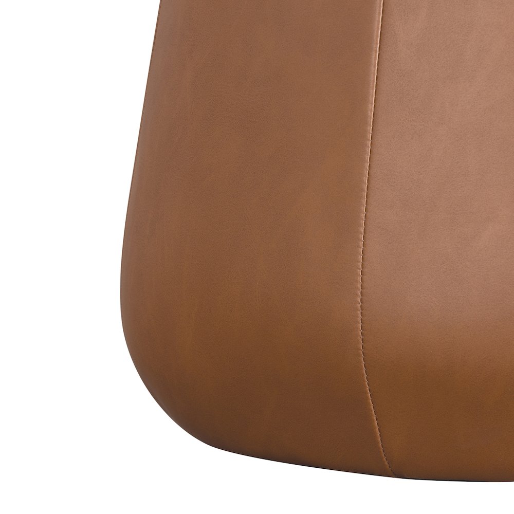 Kayden Upholstered Ottoman Large Carmel. Picture 6