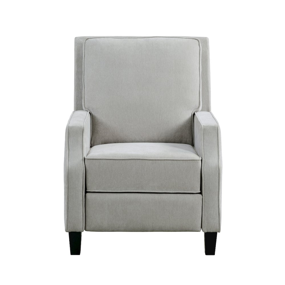 Shiloh Push Back Recliner Light Grey. Picture 4