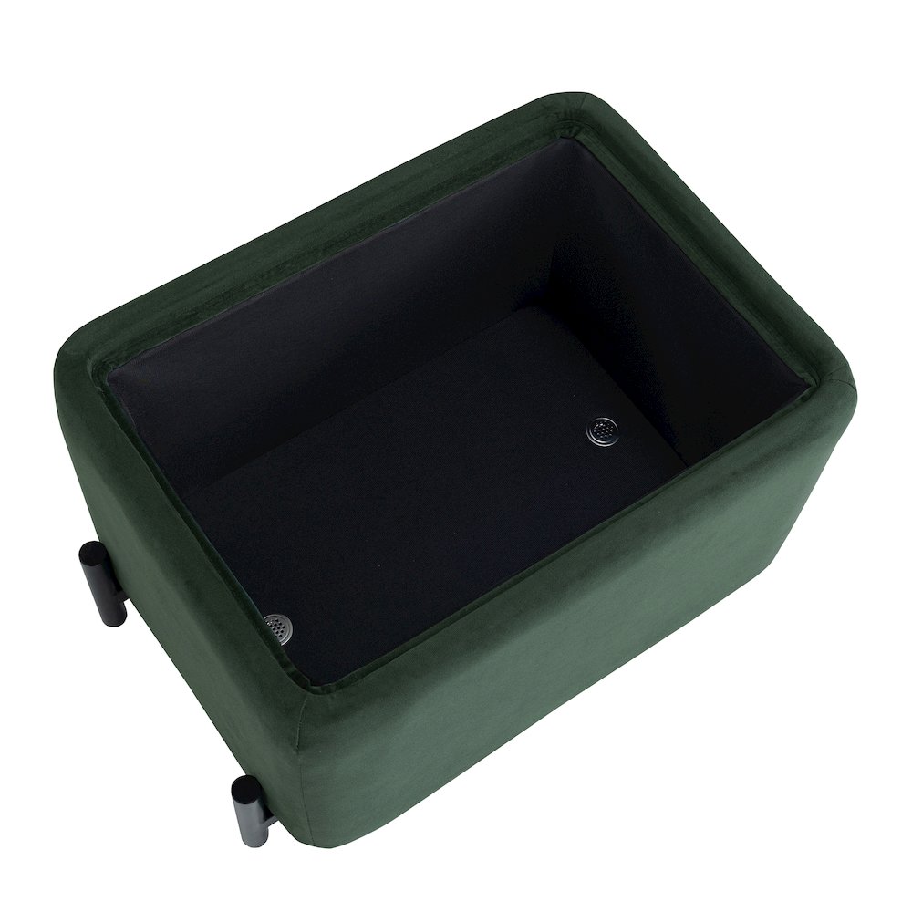 Kona Storage Ottoman Small Green. Picture 14