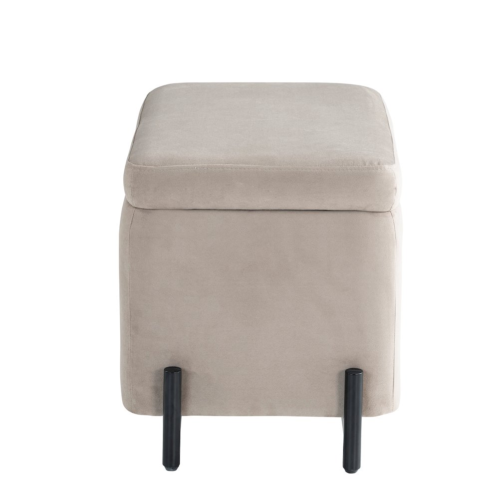 Kona Storage Ottoman Small Taupe. Picture 7