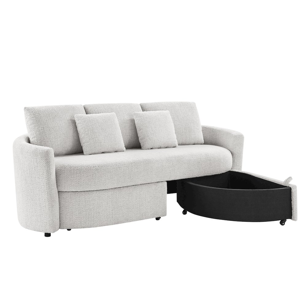 Beckett Storage Sofa Ivory. Picture 13