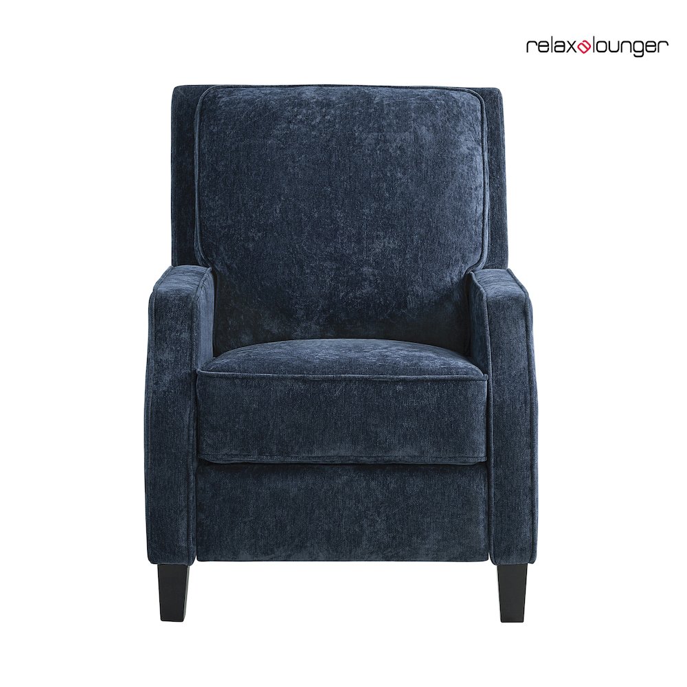 Shiloh Push Back Recliner Navy. Picture 14