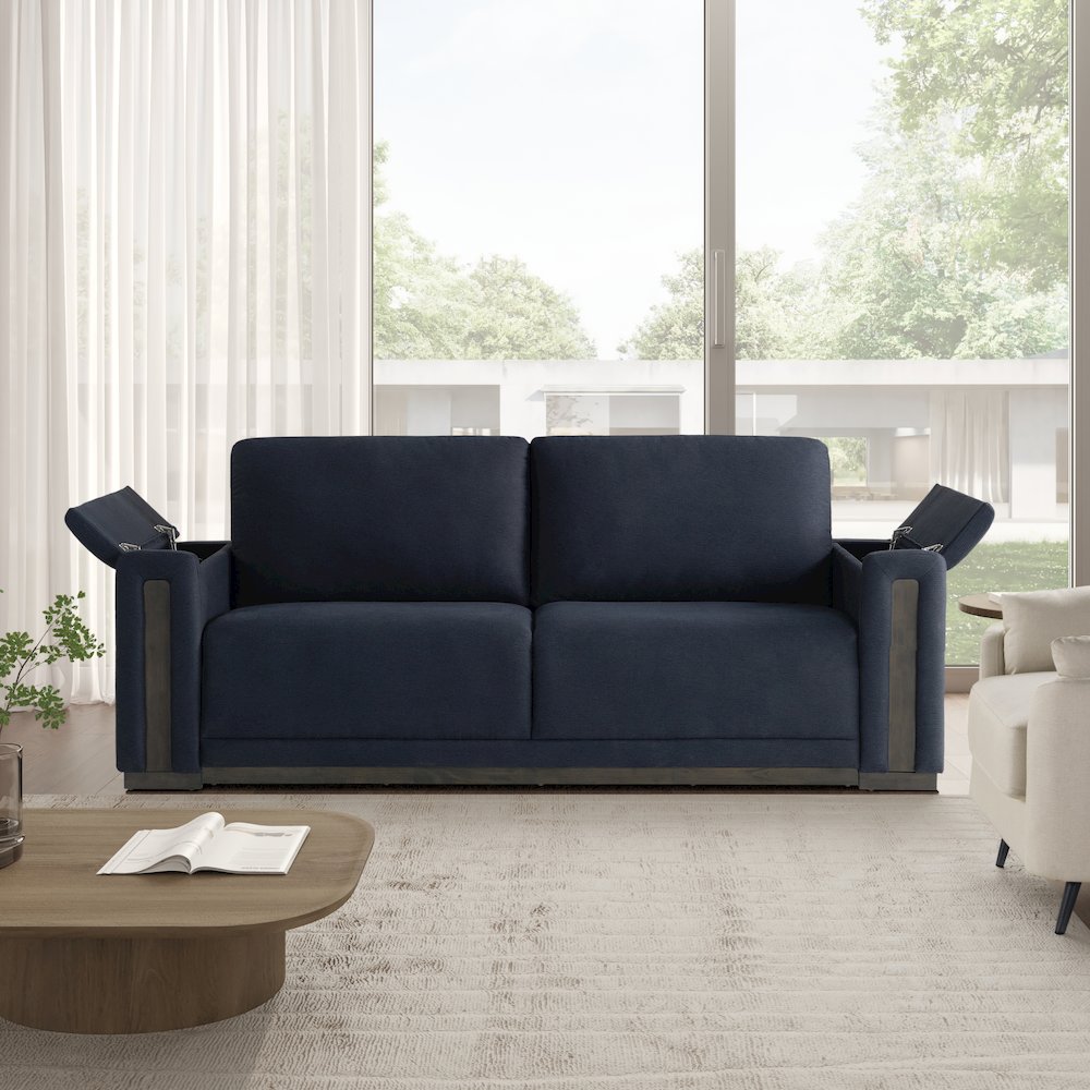 Riles Storage Sofa Navy. Picture 3