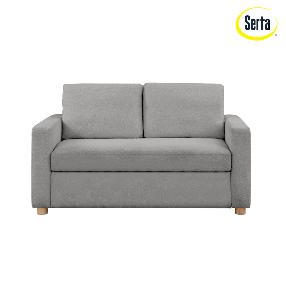 Tyler Convertible Sofa Grey Boucle. Picture 21
