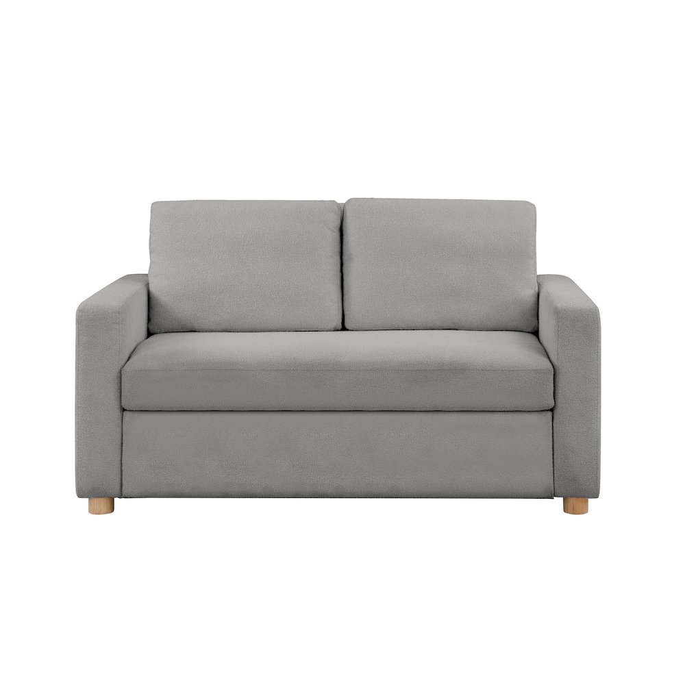 Tyler Convertible Sofa Grey Boucle. Picture 3