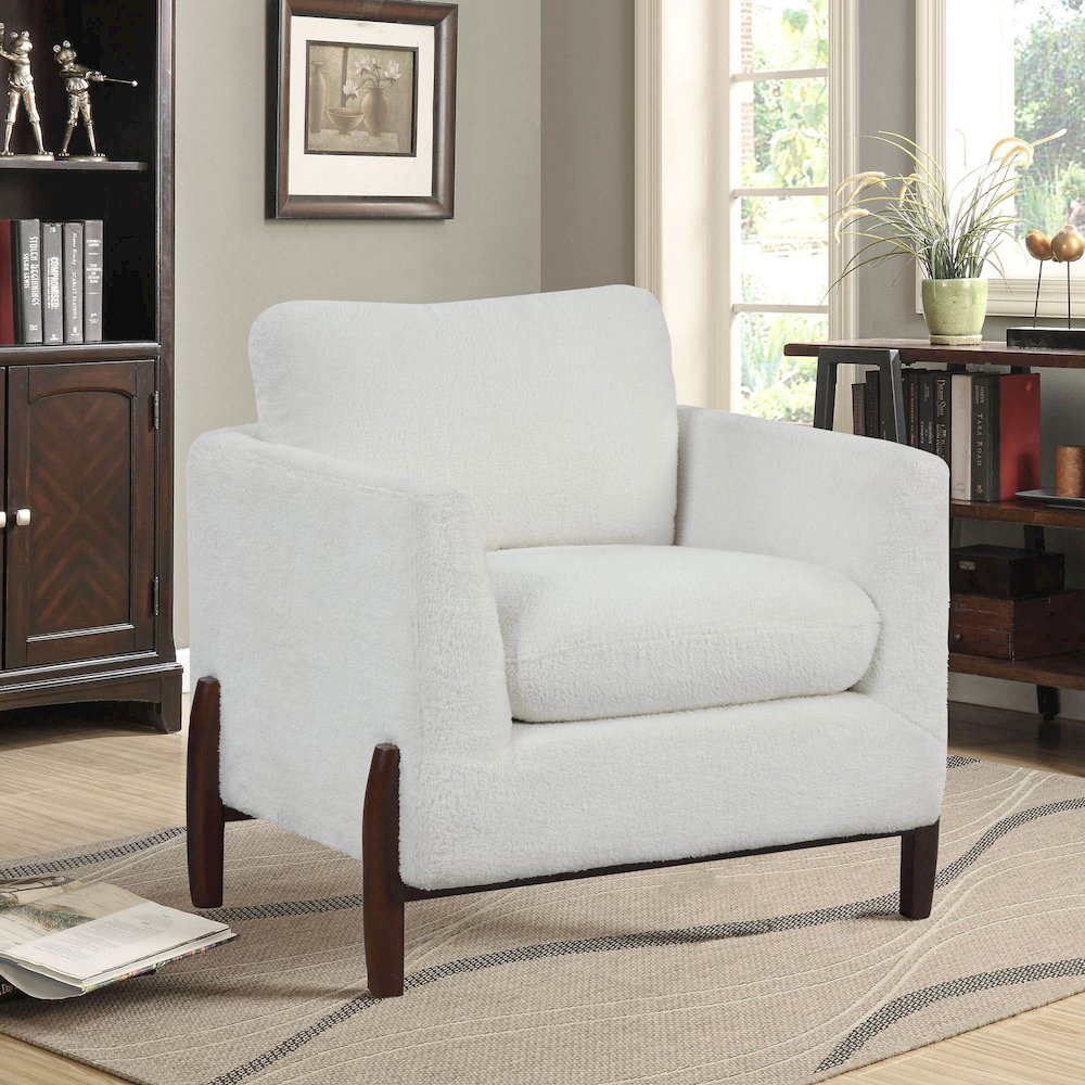 Valeria Accent Chair Ivory. Picture 2