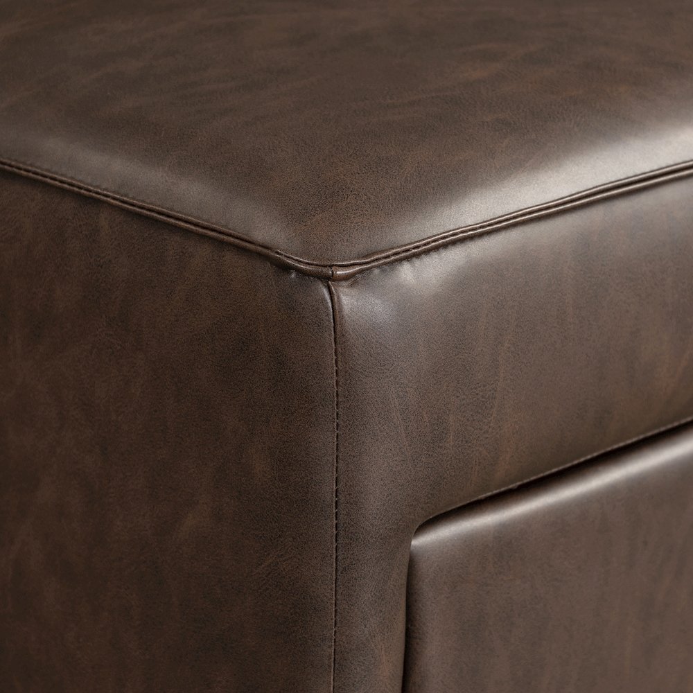 Hailey Storage Ottoman Chestnut. Picture 3