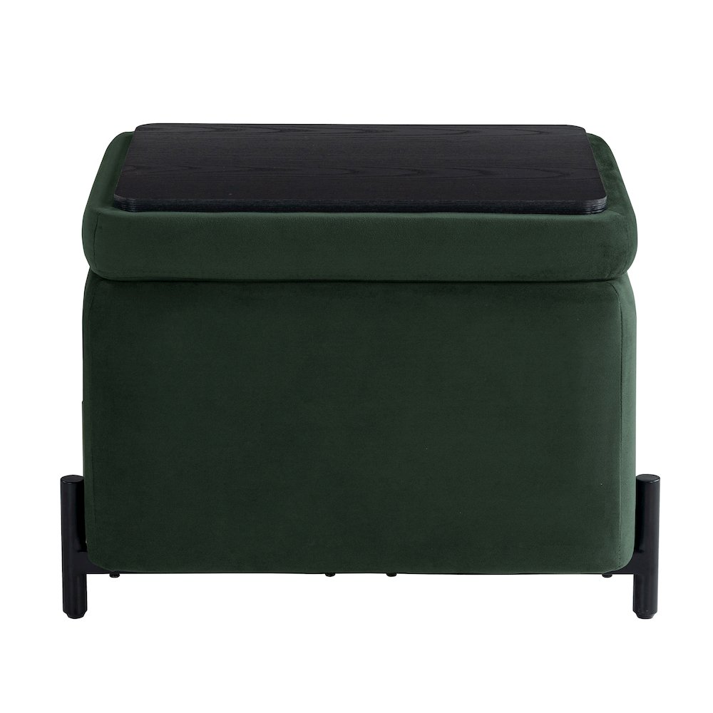 Kona Storage Ottoman Small Green. Picture 9