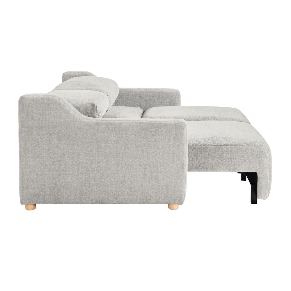 Glenmont Convertible Sofa Cream. Picture 10