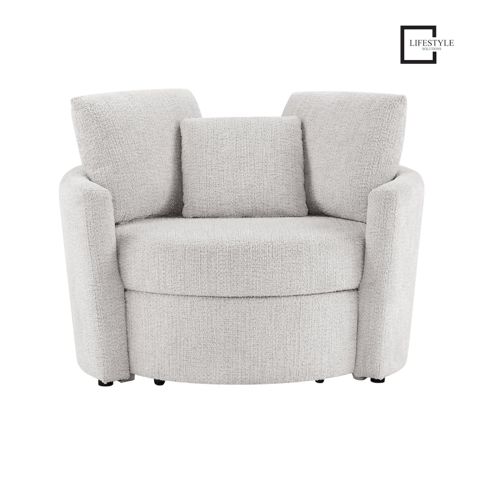 Beckett Storage Chair Ivory. Picture 21