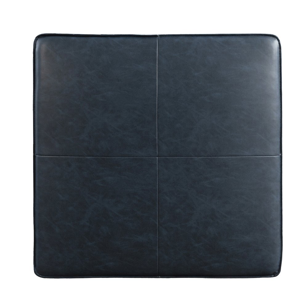 Hailey Storage Ottoman Navy. Picture 16