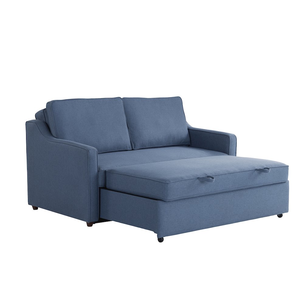 Carey Convertible Sofa Navy. Picture 6