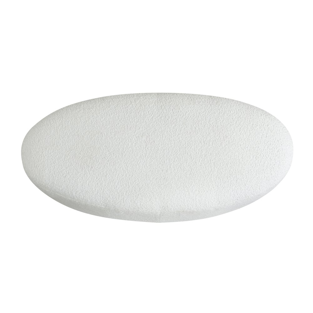 Kayden Upholstered Ottoman Large White. Picture 5