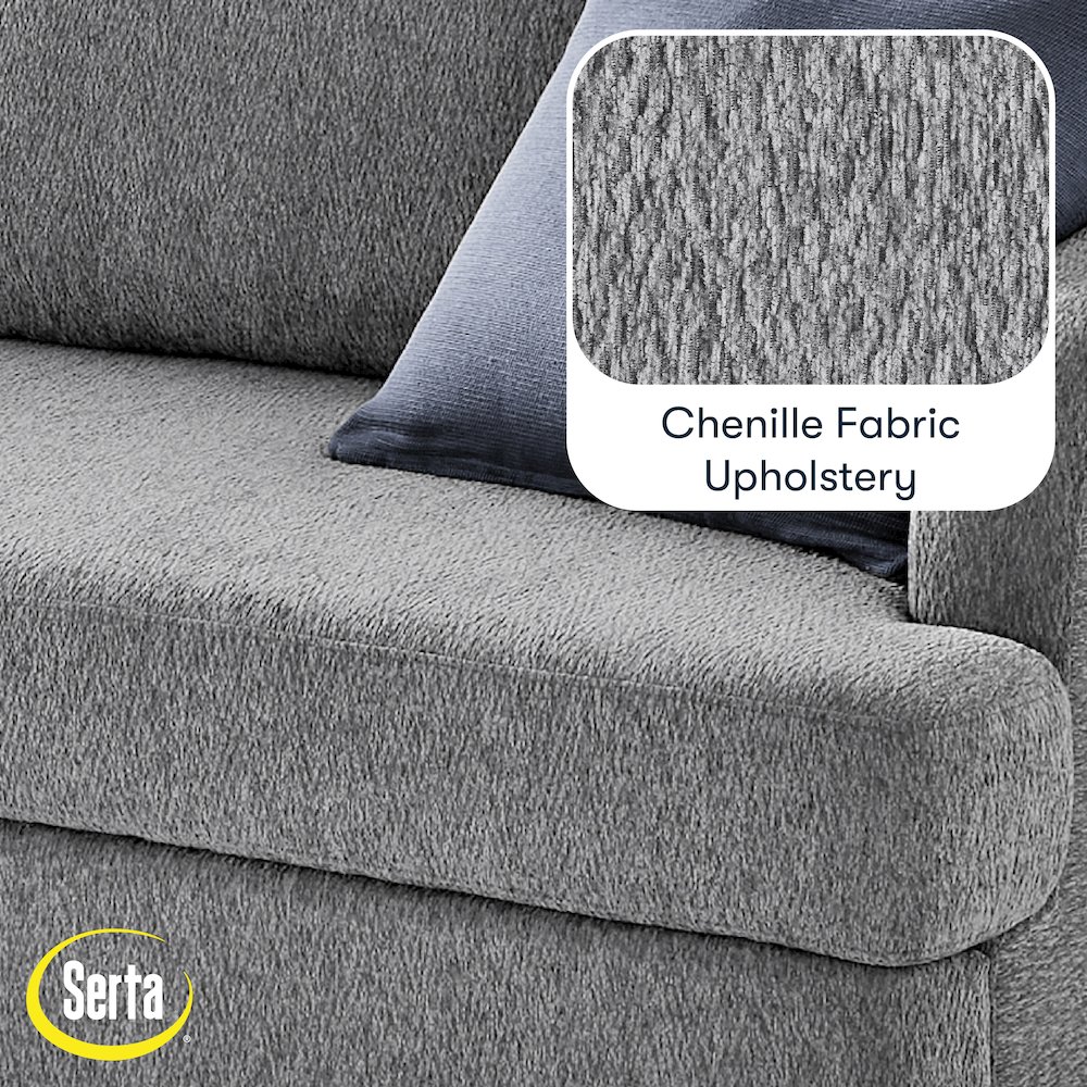 Montego Convertible Sofa Grey. Picture 15