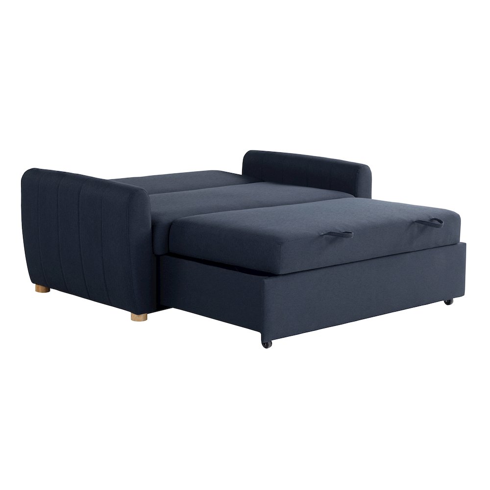 Galloway Convertible Loveseat Navy. Picture 7