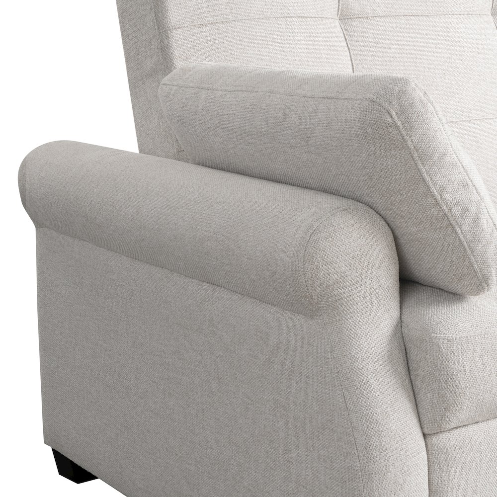 Hampton Queen Convertible Sofa Oatmeal. Picture 21