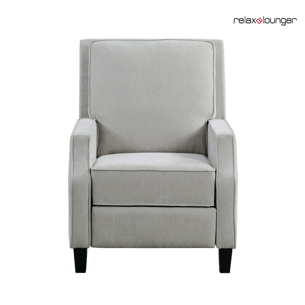 Shiloh Push Back Recliner Light Grey. Picture 13