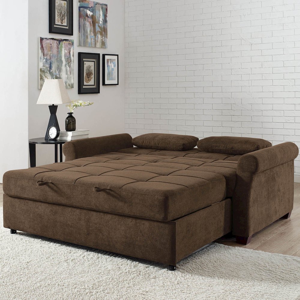 Hampton Sofa Queen Brown. Picture 6