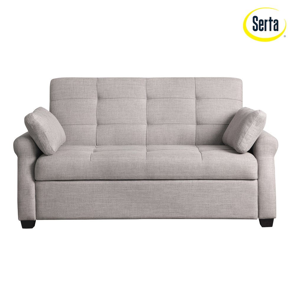 Hampton Queen Convertible Sofa Steel. Picture 18
