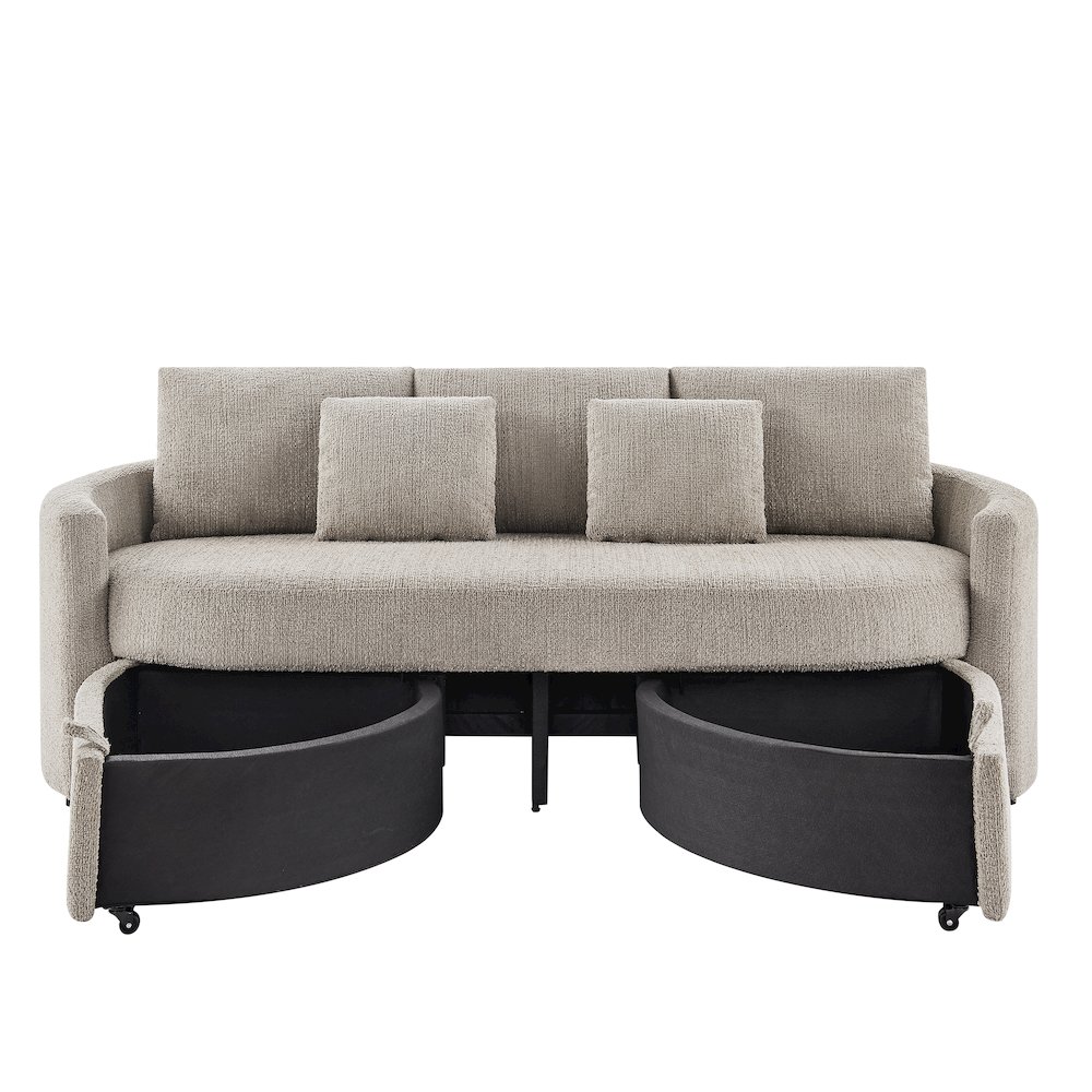 Beckett Storage Sofa Taupe. Picture 7