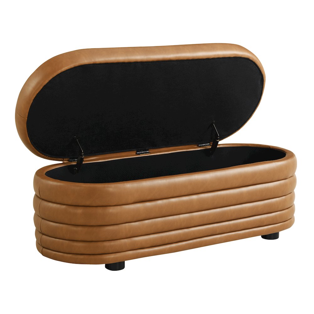 Lancaster Storage Ottoman Large Carmel. Picture 4