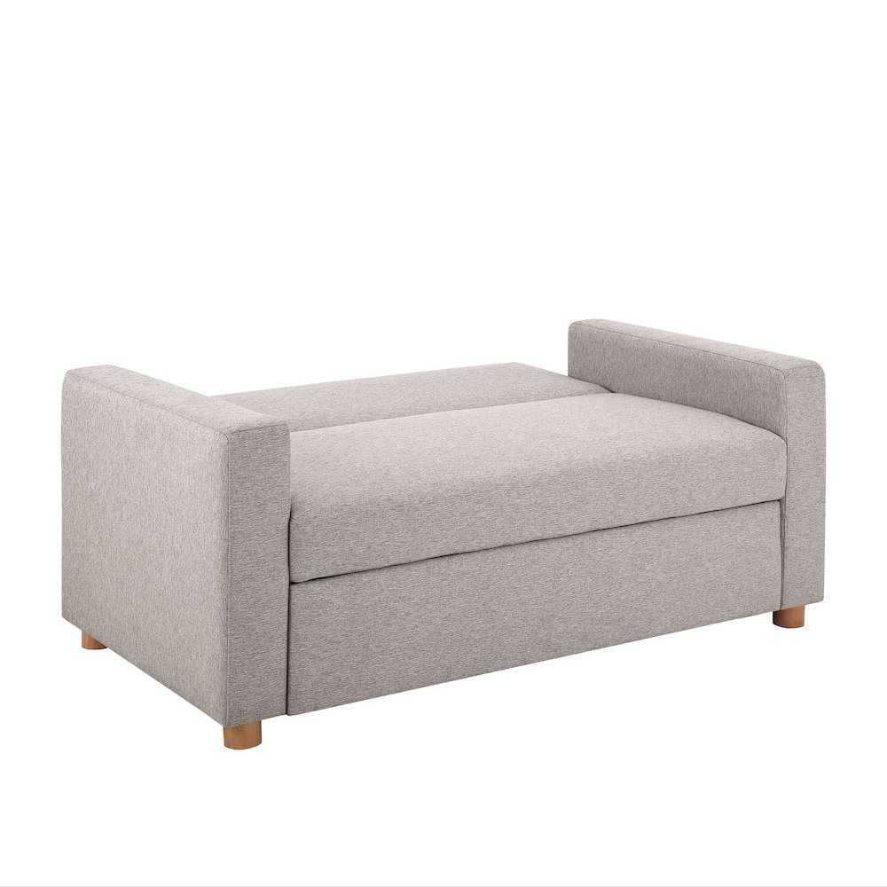 Tyler Convertible Sofa Light Grey Woven. Picture 9