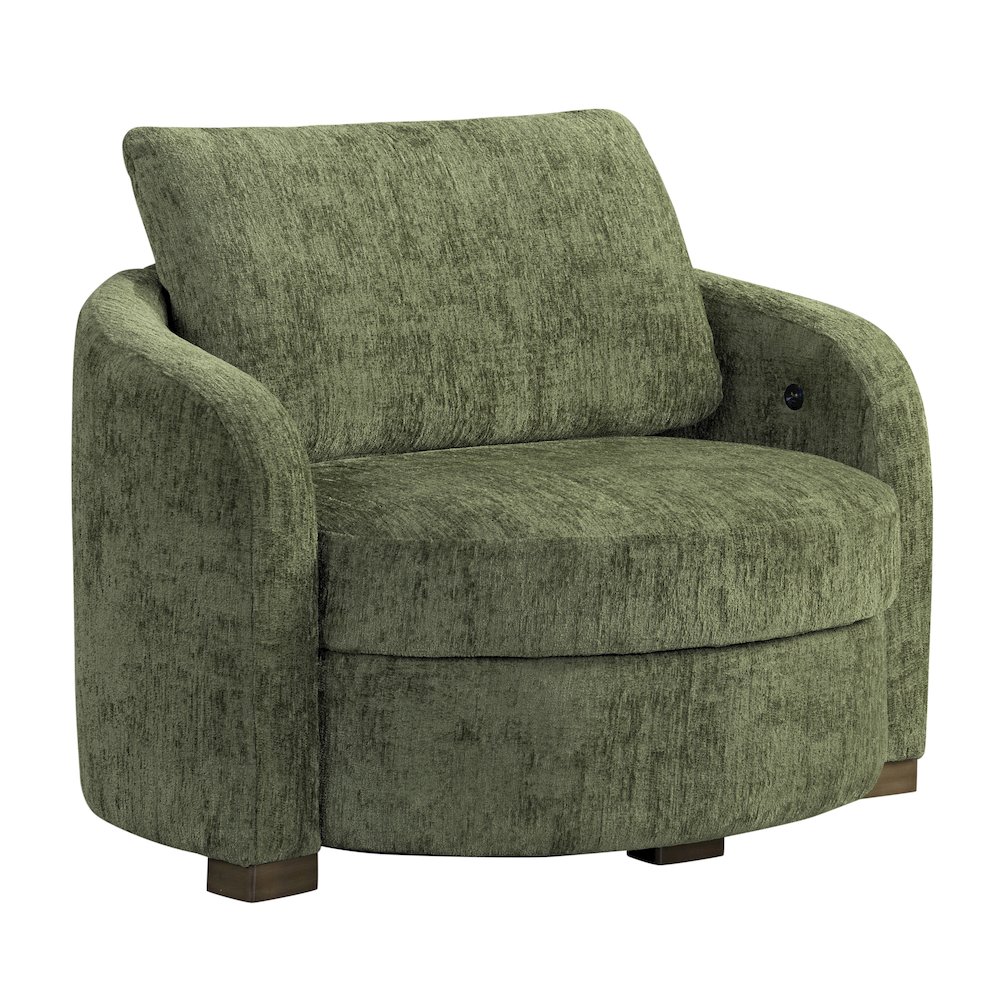 Manchester Accent Chair Large Olive. Picture 1