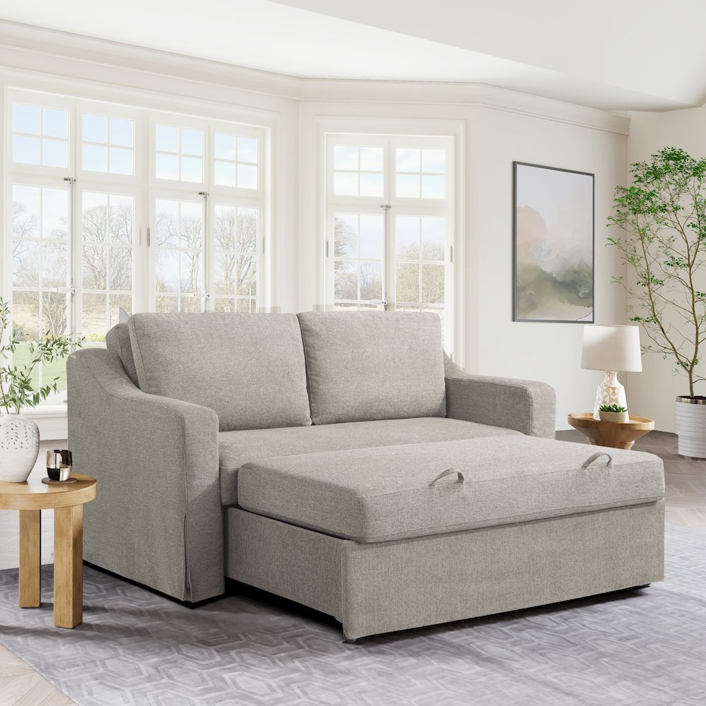 Haddington Convertible Loveseat Flax. Picture 23