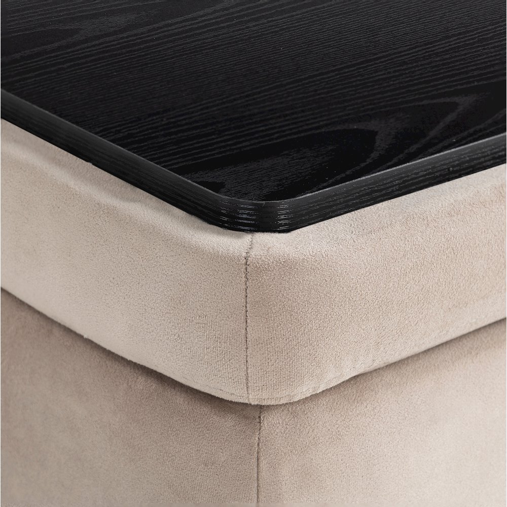 Kona Storage Ottoman Small Taupe. Picture 19