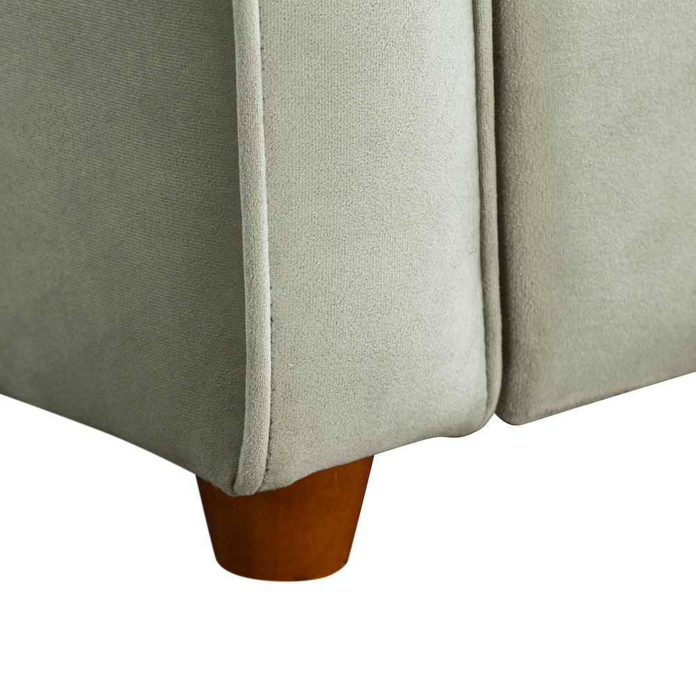 Delmar Convertible Loveseat Sage. Picture 18