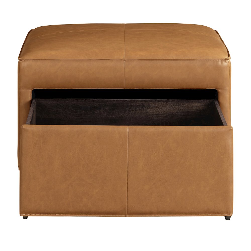 Hailey Storage Ottoman Carmel. Picture 10
