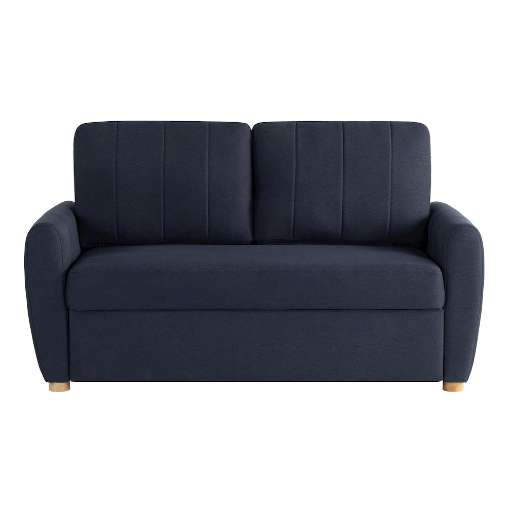 Galloway Convertible Loveseat Navy. Picture 3