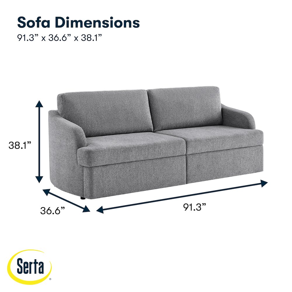 Montego Convertible Sofa Grey. Picture 12