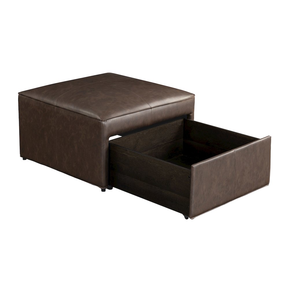 Hailey Storage Ottoman Chestnut. Picture 7