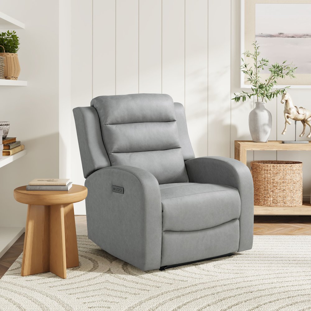 Aragon Recliner Grey. Picture 2