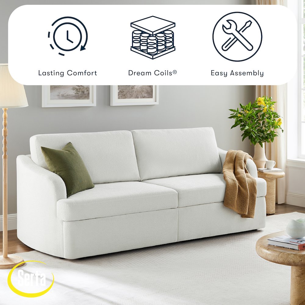 Montego Convertible Sofa Ivory. Picture 11