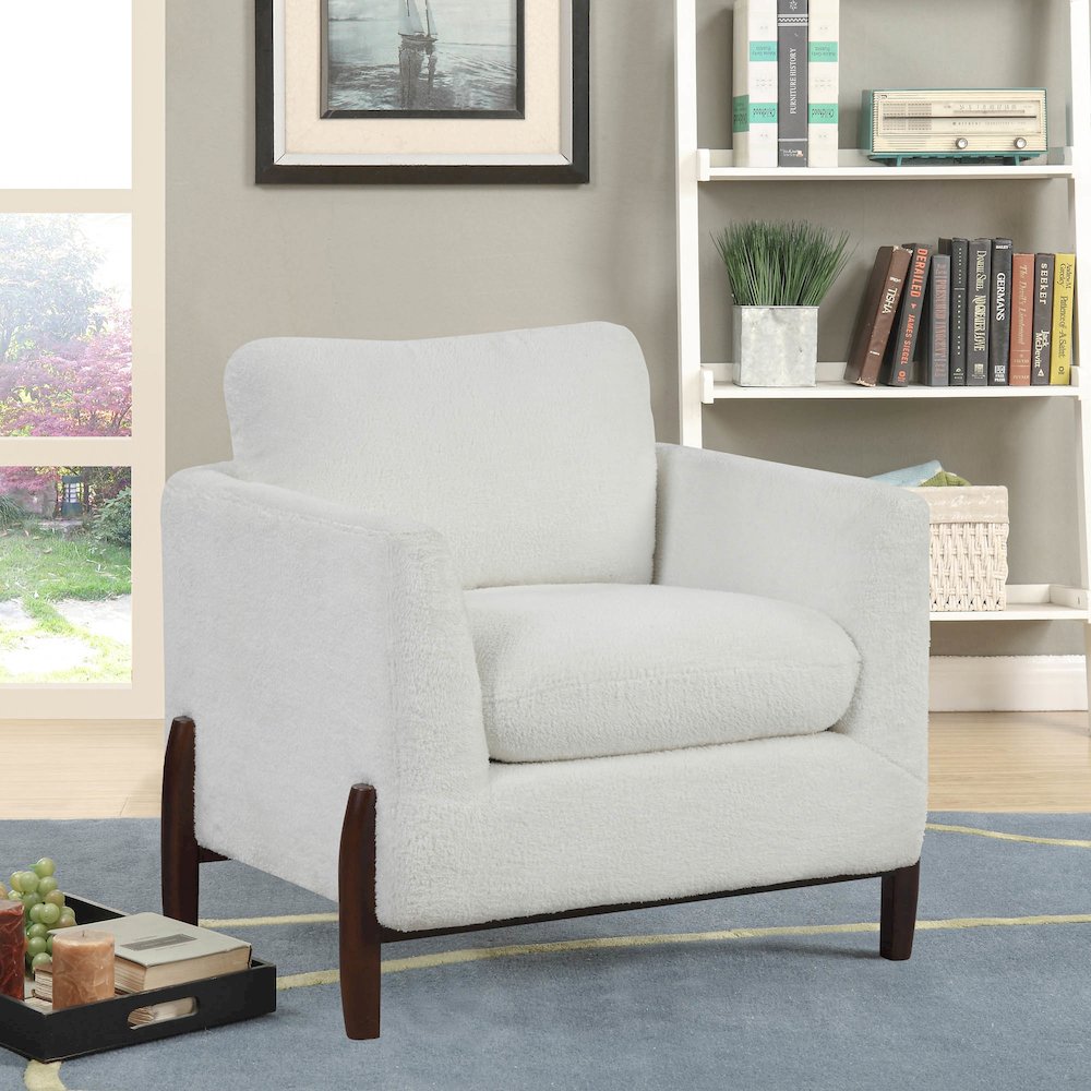 Valeria Accent Chair Ivory. Picture 9