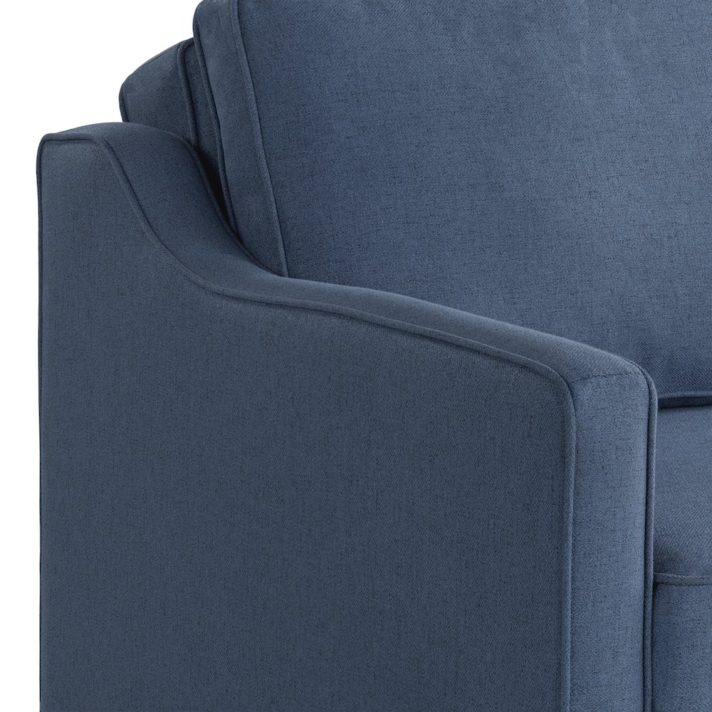 Carey Convertible Sofa Navy. Picture 15