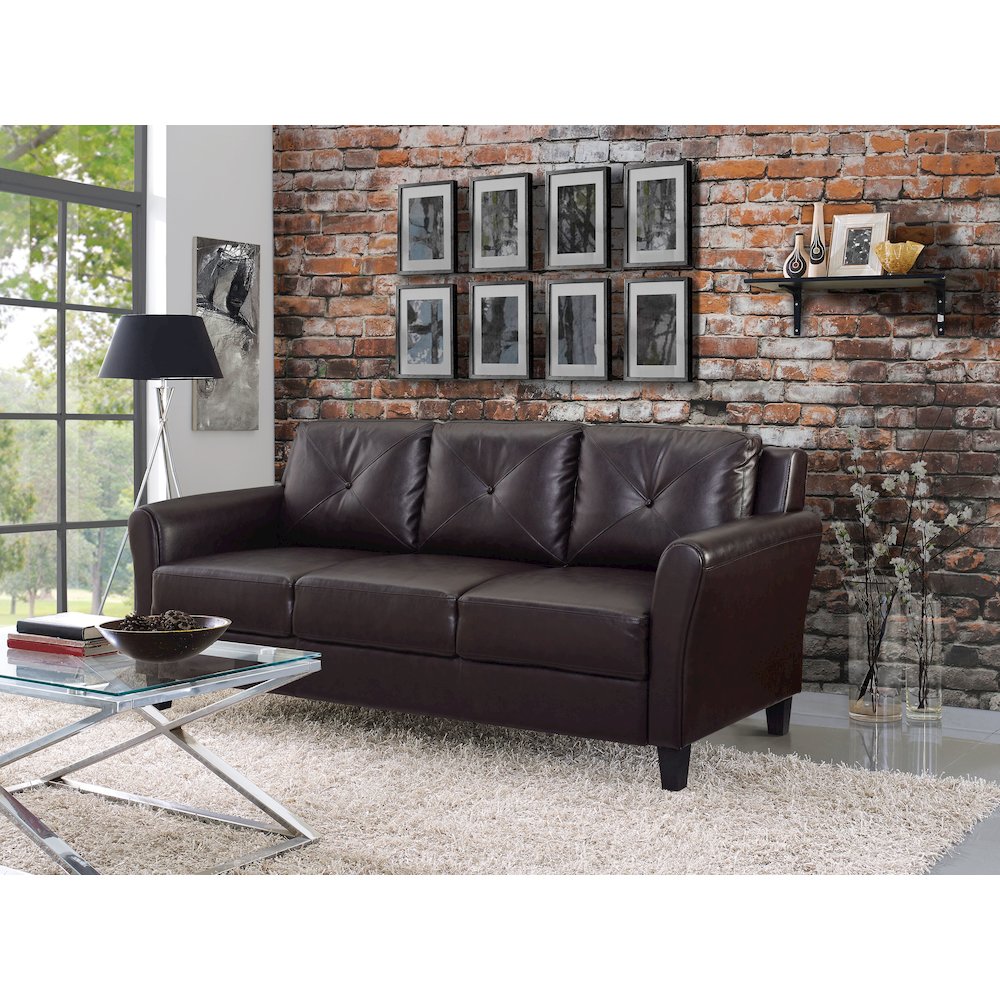 Hartford Sofa in Java Vegan Leather. Picture 2
