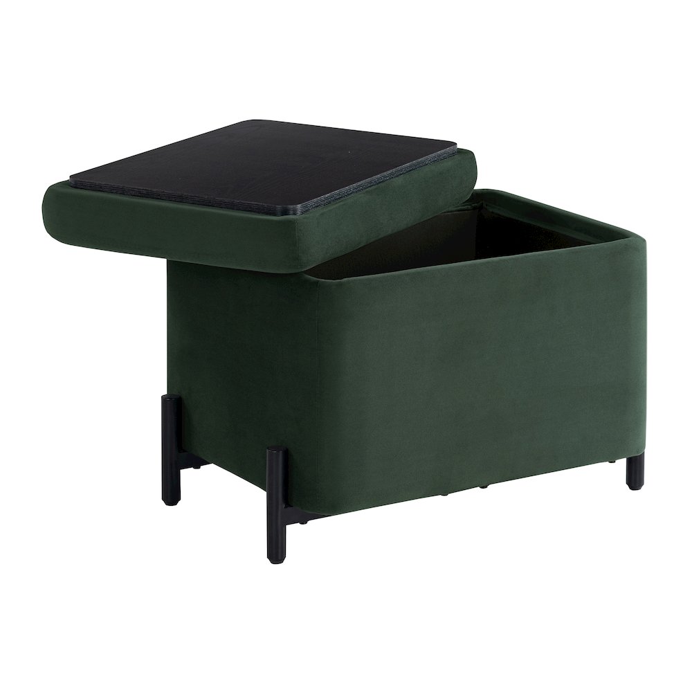 Kona Storage Ottoman Small Green. Picture 10