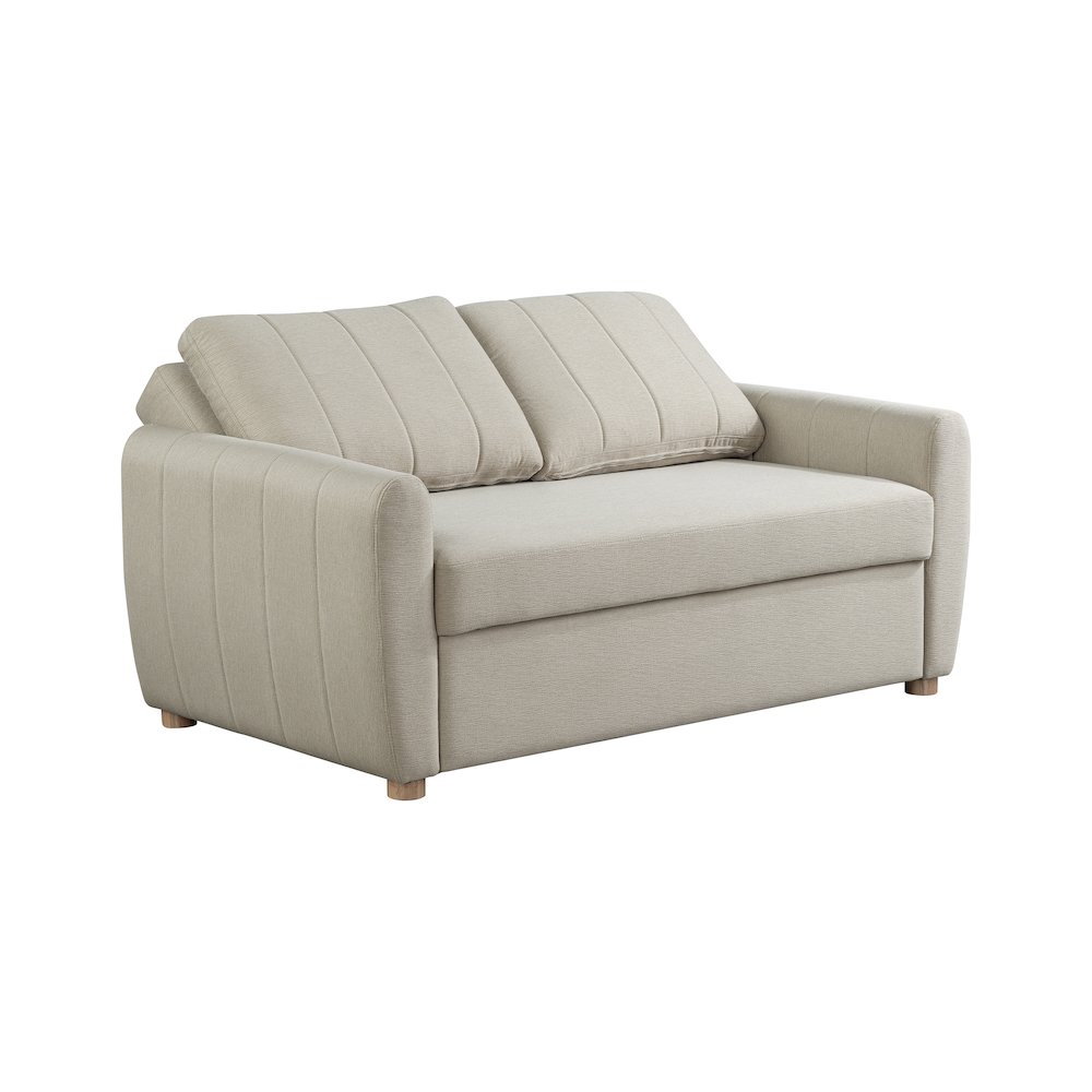 Galloway Convertible Loveseat Beige. Picture 7