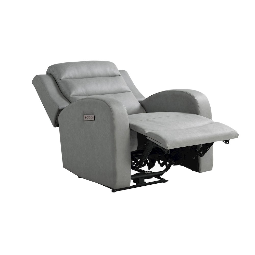 Aragon Recliner Grey. Picture 5